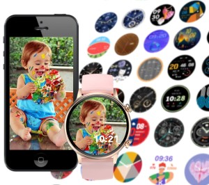 Smartwatch Damski RUBICON RNCF09 Rose Gold/Pink SMARUB234