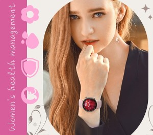 Smartwatch Damski RUBICON RNCF09 Rose Gold/Pink SMARUB234