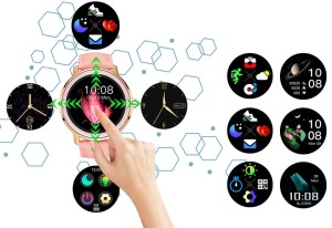 Smartwatch Damski RUBICON RNBE66 Black SMARUB124