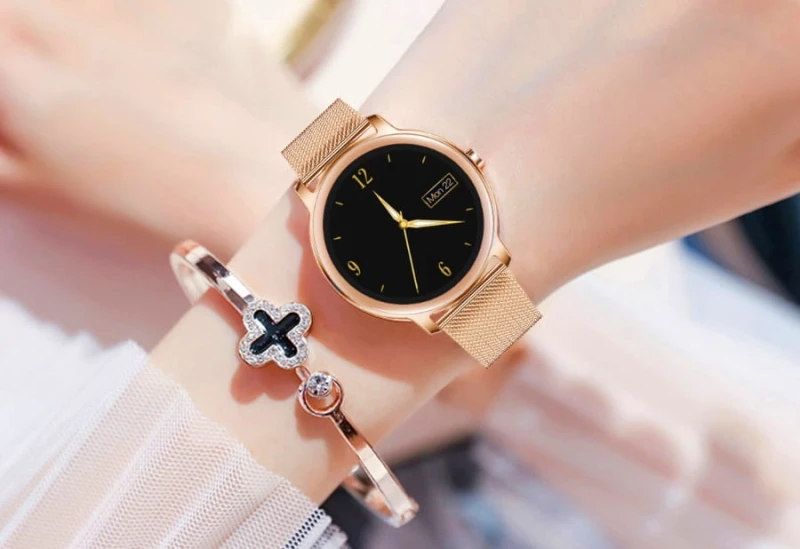 Smartwatch Damski RUBICON RNBE66 Black SMARUB124