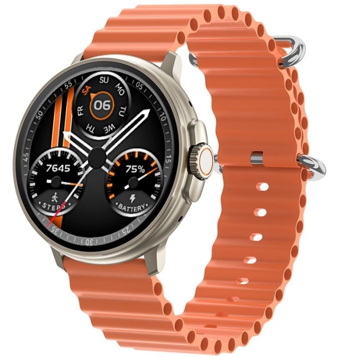 Smartwatch RUBICON RNCF15 Tytan/Orange SMARUB258