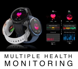 Smartwatch RUBICON RNCF14 Silver/White SMARUB252