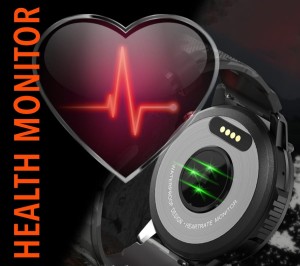 Smartwatch Męski RUBICON RNCF08 Black/Moro SMARUB232