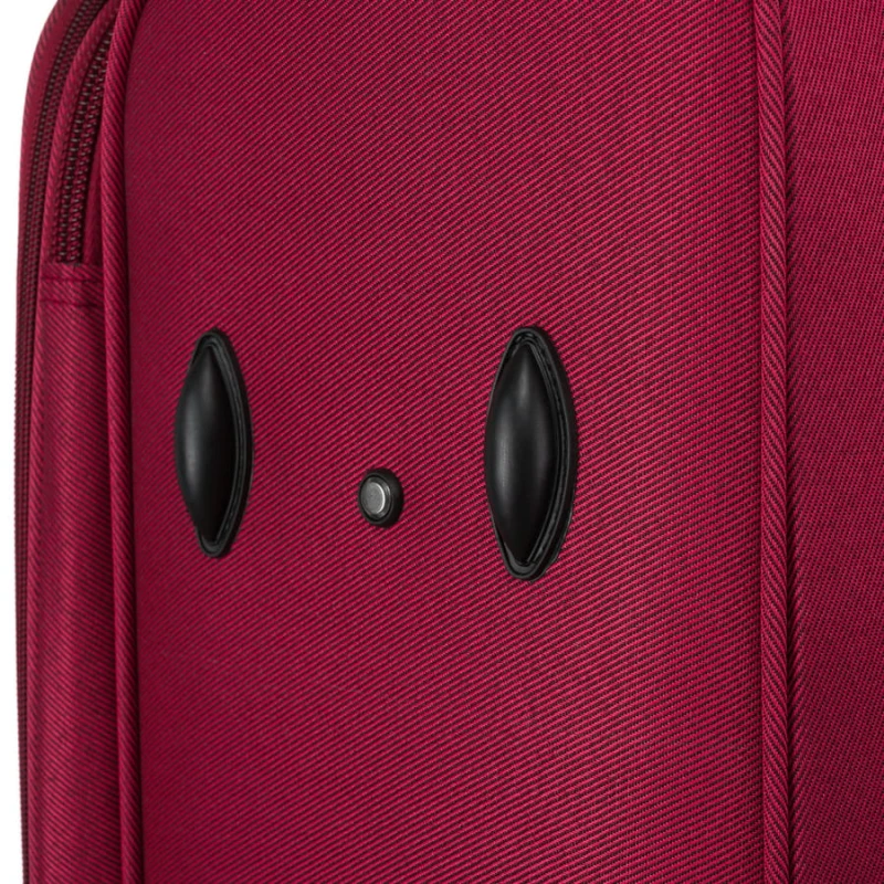 Walizka kabinowa z miękkiego materiału poliestrowego w czerwono-niebieskim kolorze - Peterson-niua.jpg