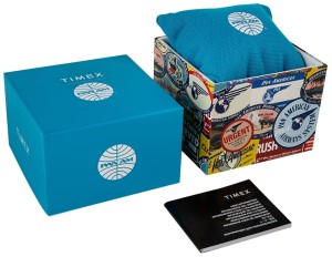 Zegarek Timex w eleganckim opakowaniu z logo Pan Am