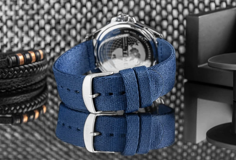 Pasek materiałowy #TIDE ocean material® w zegarku TIMEX Harborside Coast