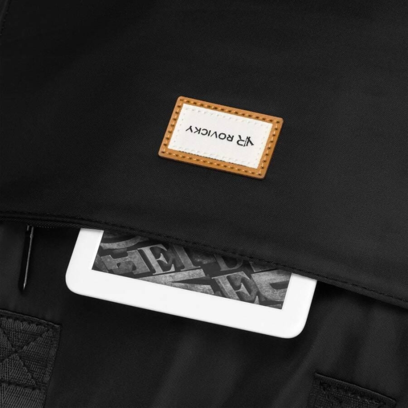 Minimalistyczna pojemna torebka shopper na ramię - Rovicky