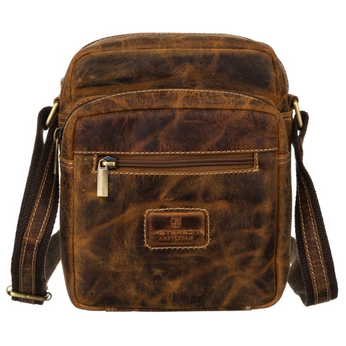 Męska listonoszka z regulowanym paskiem - Peterson