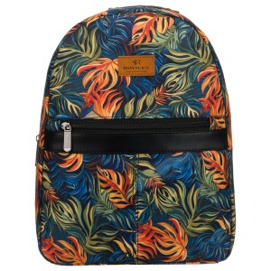Wzorzysty, miejski plecak damski zawieszony na regulowanych szelkach - Rovicky