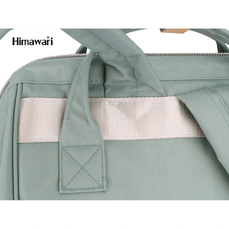 Czerwony plecak miejski na laptopa z portem USB - Himawari