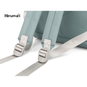 Czerwony plecak miejski na laptopa z portem USB - Himawari