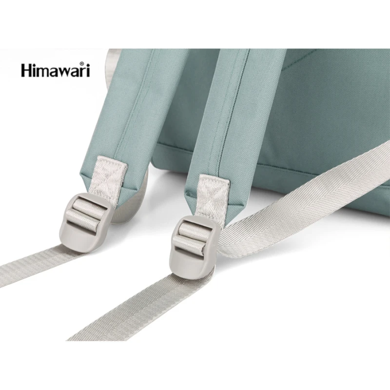 Czerwony plecak miejski na laptopa z portem USB - Himawari
