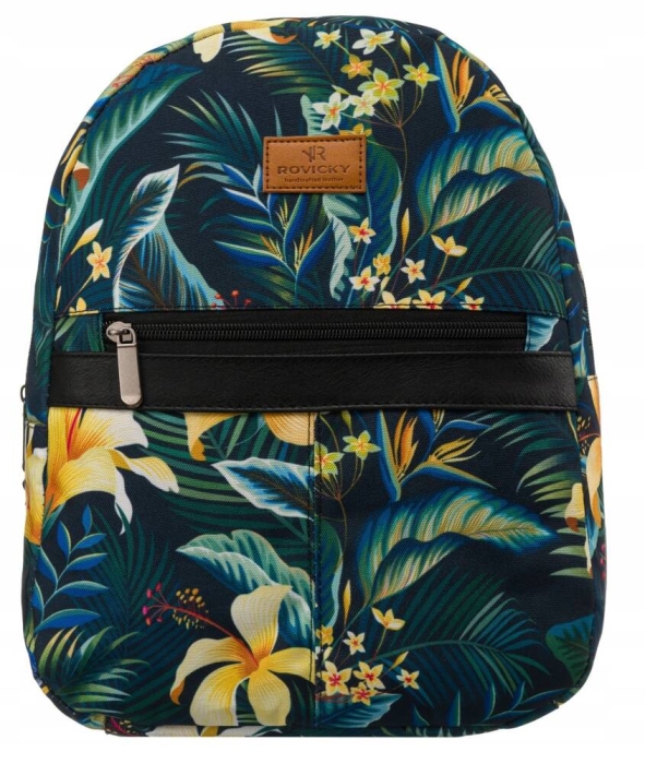 Wzorzysty, miejski plecak damski - Rovicky