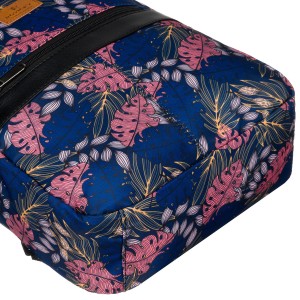 Plecak damski z poliestru, zawieszony na regulowanych szelkach i uchwycie na dłoń - Rovicky