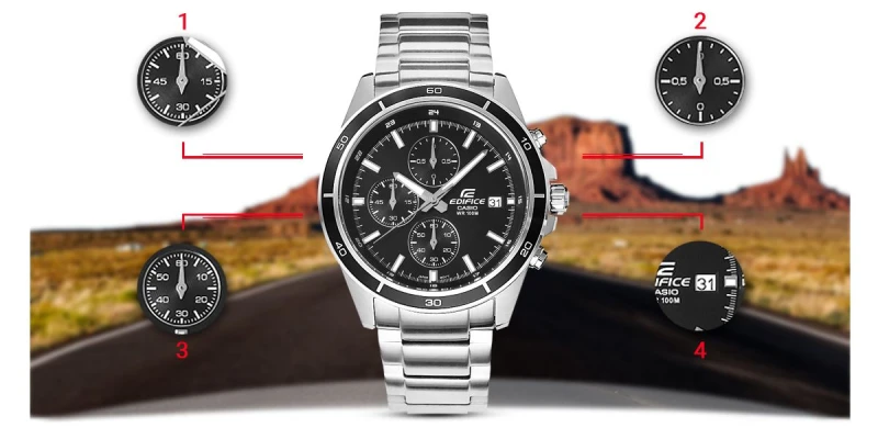 Zegarek Męski CASIO EDIFICE EFR-526D-1AVUEF + B0X
