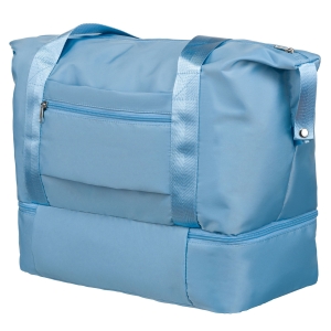 Torba podróżna z wytrzymałego poliestru w błękitnym kolorze - Peterson