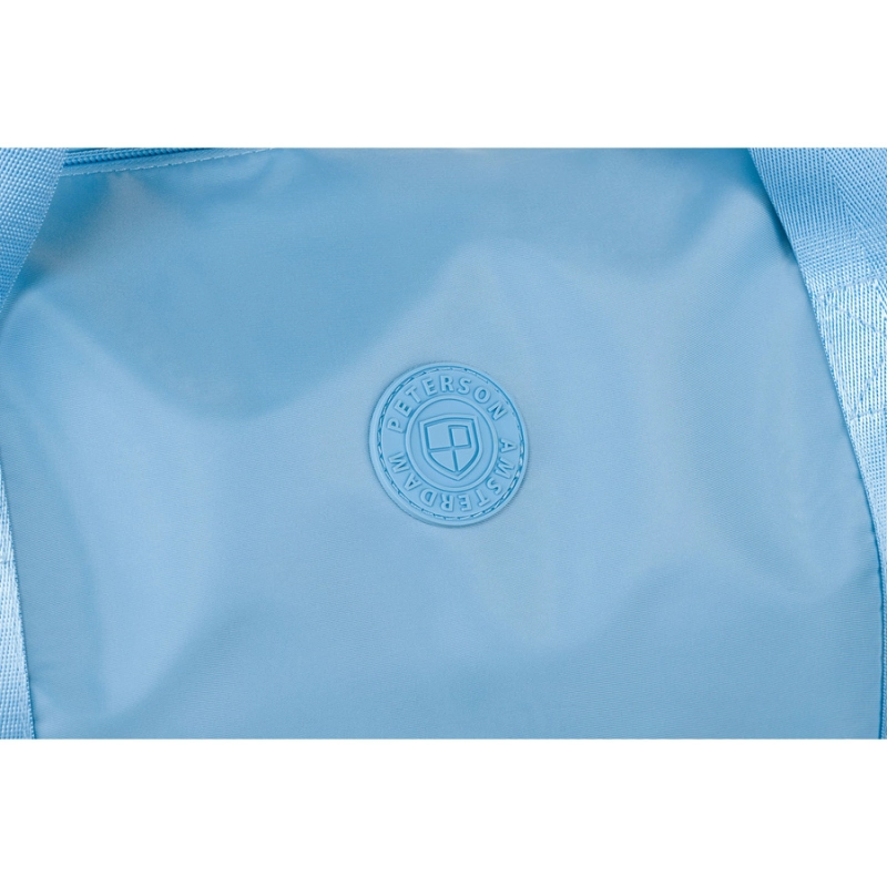 Torba podróżna z wytrzymałego poliestru w błękitnym kolorze - Peterson