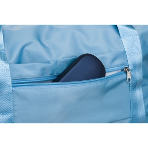 Torba podróżna z wytrzymałego poliestru w błękitnym kolorze - Peterson