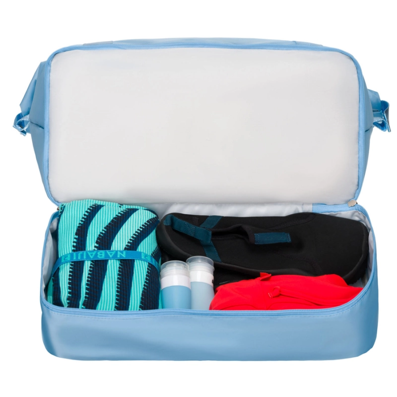 Torba podróżna z wytrzymałego poliestru w błękitnym kolorze - Peterson