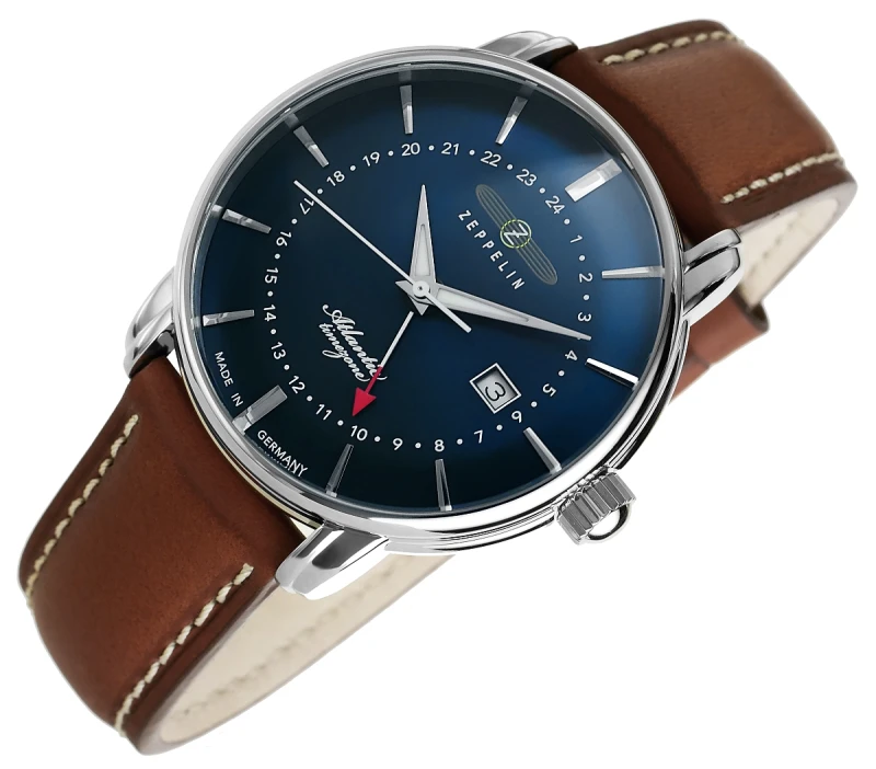 Zegarek Męski ZEPPELIN Atlantic Timezone 8442-3 + BOX