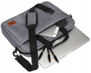 Torba na laptopa z wytrzymałego poliestru - Peterson