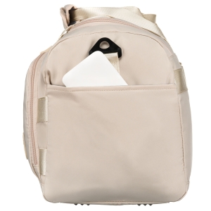 Beżowa torba podróżna lub na siłownię wykonana z poliestru - Peterson