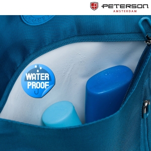 Plecak Peterson – wodoodporna kieszeń przednia z zamkiem błyskawicznym