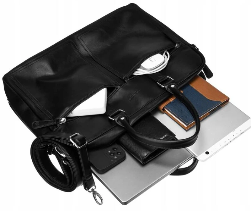 „Torba Peterson – uchwyty do ręki i regulowany pasek na ramię”