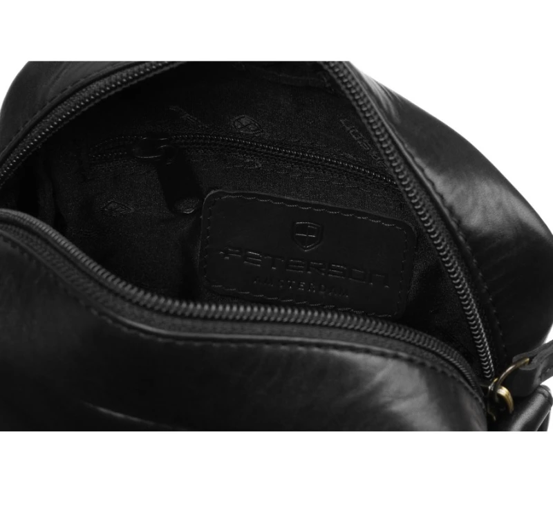 Wnętrze torby Peterson - kieszenie i przegródki