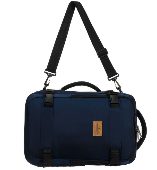 Plecak Peterson noszony jak torba – dopinany pasek regulowany