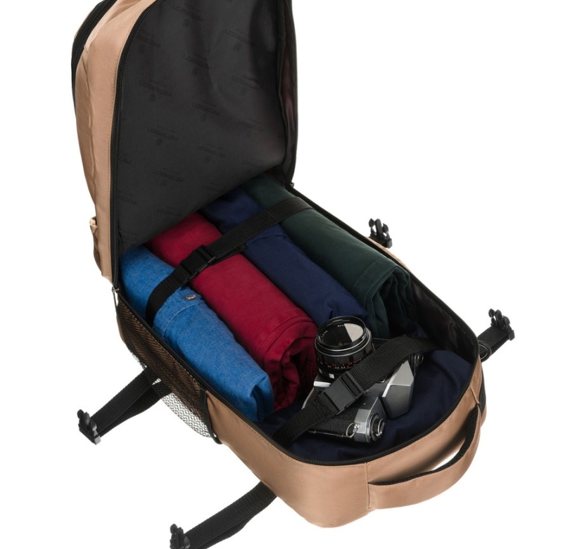 Plecak podróżny Peterson z szeroko otwieraną komorą i pasami kompresyjnymi