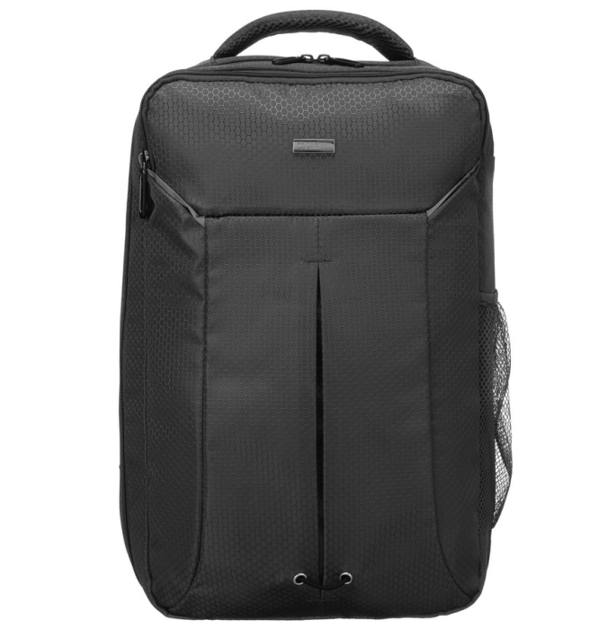 Szary, podróżny plecak z poliestru zawieszony na regulowanych szelkach - Peterson