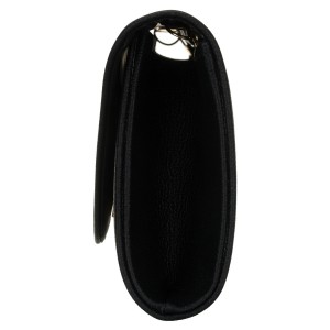 Kopertówka damska wykonana ze skóry ekologicznej w czarnym kolorze - Rovicky