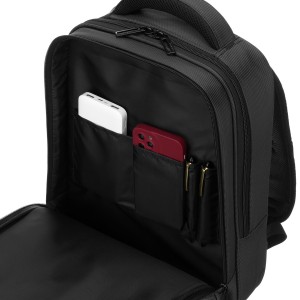 Podróżny plecak w czarnym kolorze z miejscem na laptopa - Rovicky
