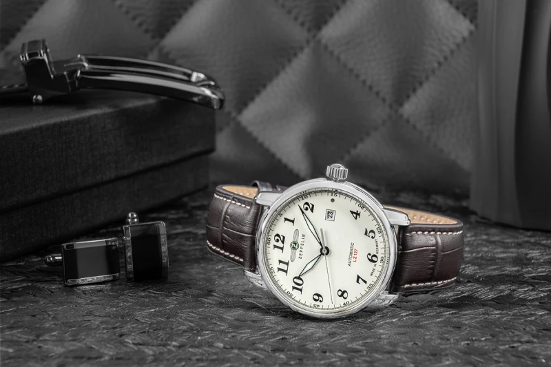 Automatic Zegarek Męski ZEPPELIN Automatic LZ 127 7656-5 + BOX