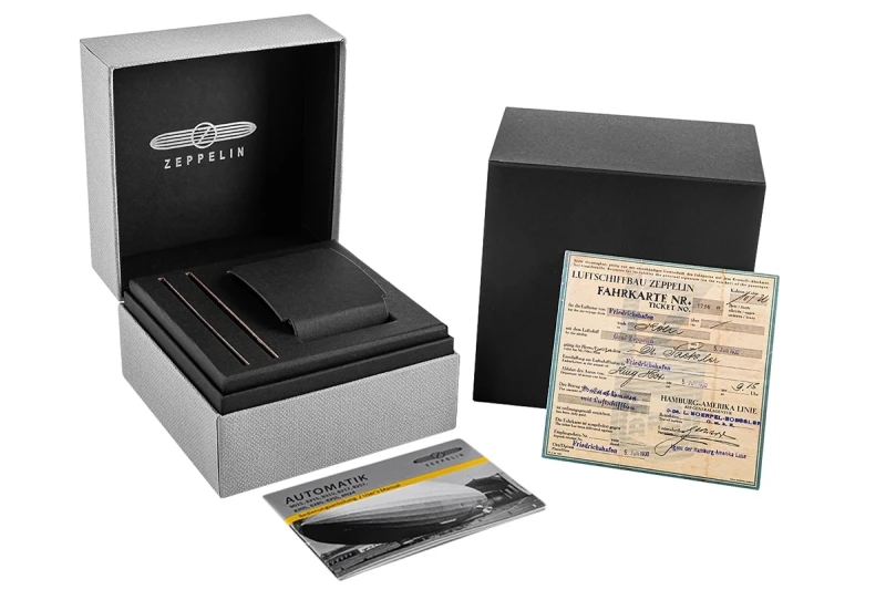 Automatic Zegarek Męski ZEPPELIN Automatic LZ 127 7656-5 + BOX