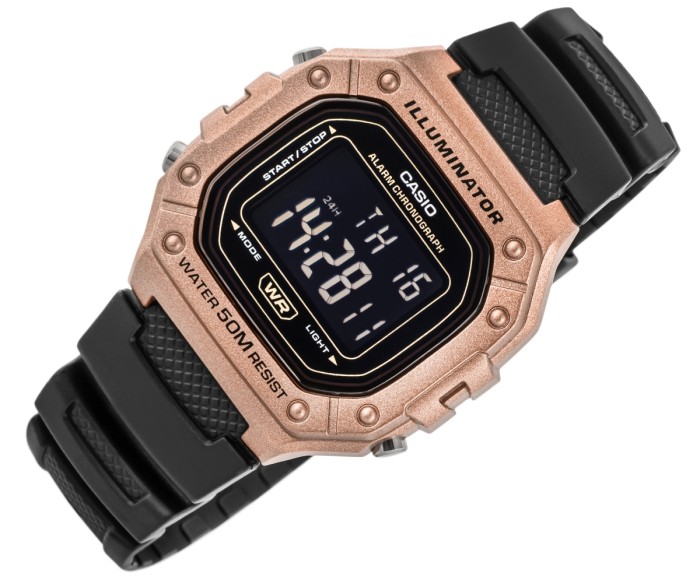 Precyzyjny kwarcowy Zegarek Męski CASIO W-218HM-5BVDF + BOX
