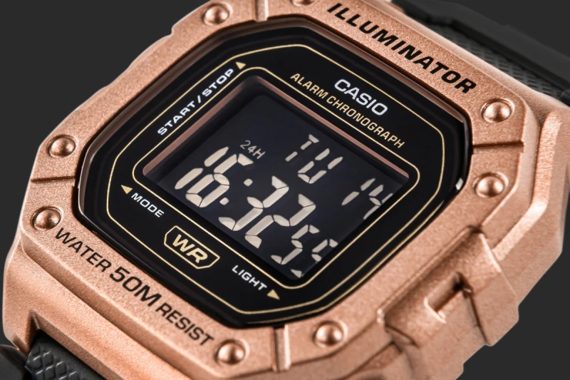 Precyzyjny kwarcowy Zegarek Męski CASIO W-218HM-5BVDF + BOX