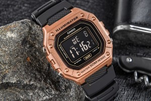Precyzyjny kwarcowy Zegarek Męski CASIO W-218HM-5BVDF + BOX