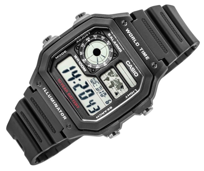 Zegarek Kwarcowy Męski CASIO AE-1200WH-1AVDF + BOX