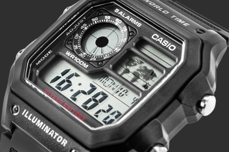 Zegarek Kwarcowy Męski CASIO AE-1200WH-1AVDF + BOX