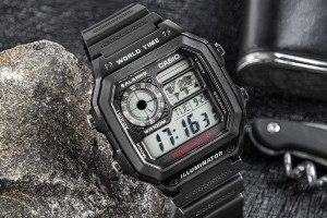 Zegarek Kwarcowy Męski CASIO AE-1200WH-1AVDF + BOX