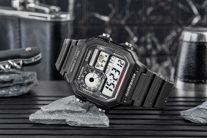 Zegarek Kwarcowy Męski CASIO AE-1200WH-1AVDF + BOX