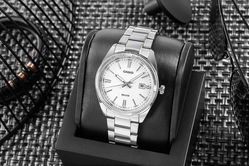 Precyzyjny kwarcowy Zegarek Męski CASIO MTP-1302D-7A1VDF + BOX
