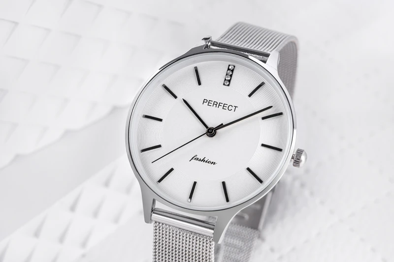 Srebrny Zegarek Damski PERFECT F353-02