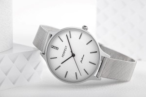 Srebrny Zegarek Damski PERFECT F353-02