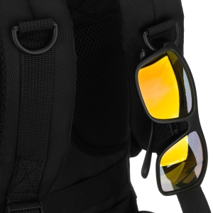 Czarny, podróżny plecak idealny na bagaż podręczny - Peterson