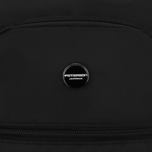 Czarny, podróżny plecak idealny na bagaż podręczny - Peterson