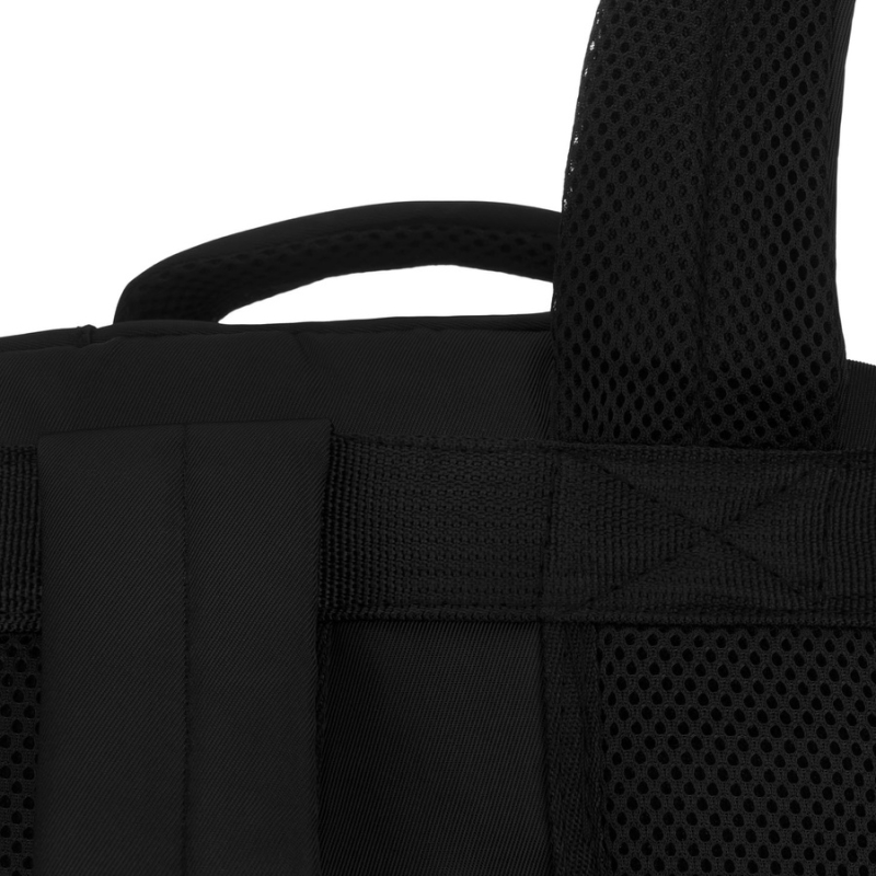 Czarny, podróżny plecak idealny na bagaż podręczny - Peterson