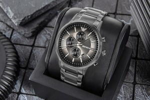 Tytanowy Zegarek Męski EMPORIO ARMANI Renato AR11531 + BOX
